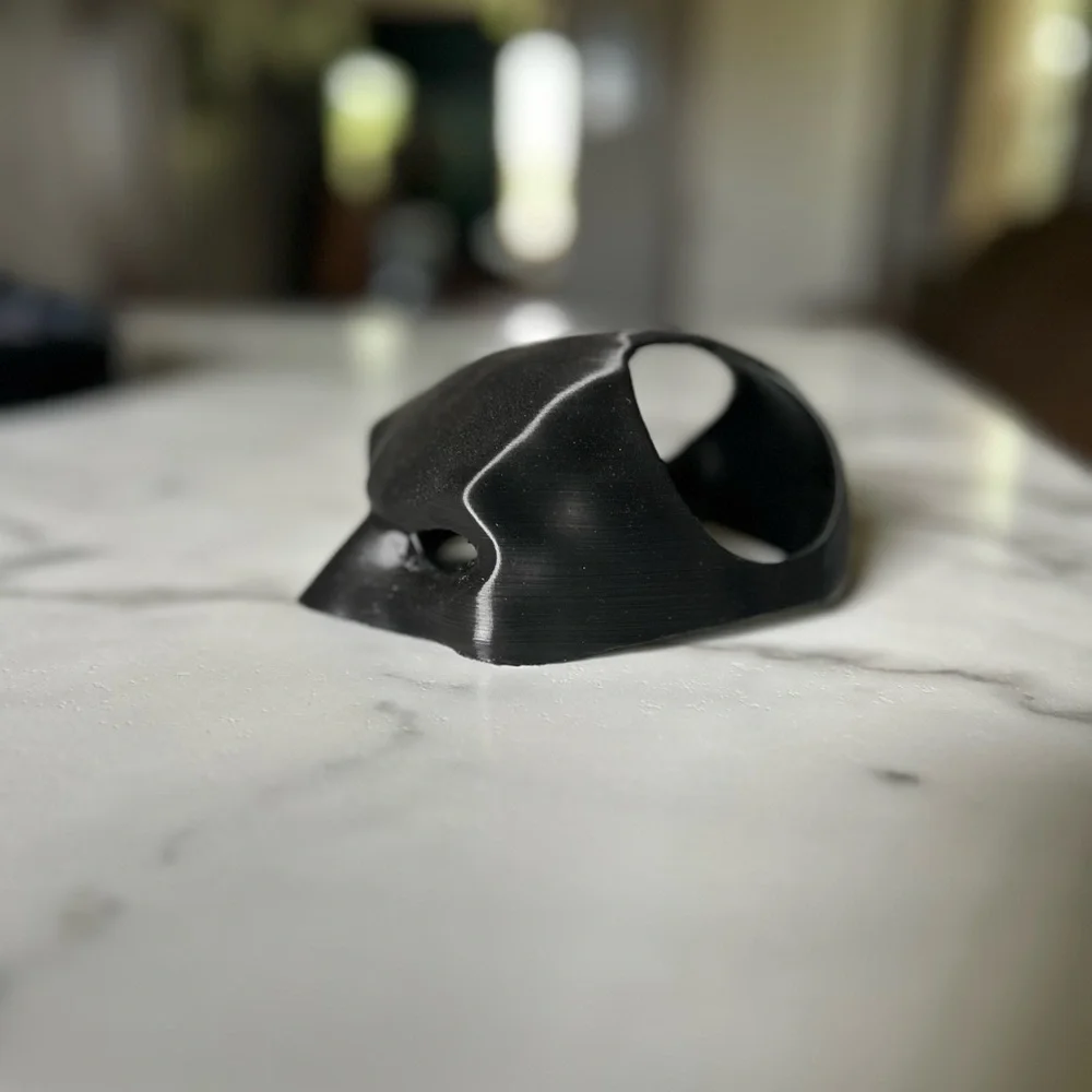 Black Satin Eye Mask